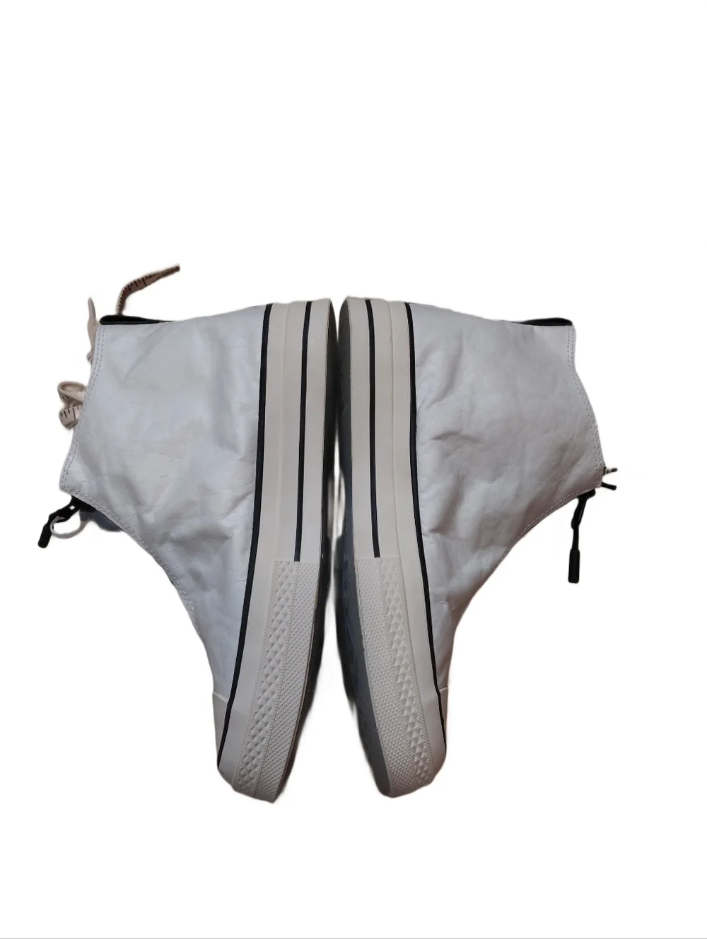 NEW Converse x Joshua Vides Chuck Taylor White Zip Up Artist High Tops